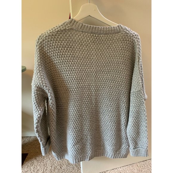 Topshop Light Grey Cocoon Sweater - Picture 2 of 3